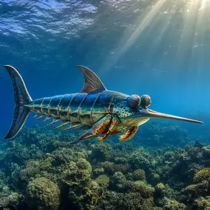 Mantis shrimp + Swordfish